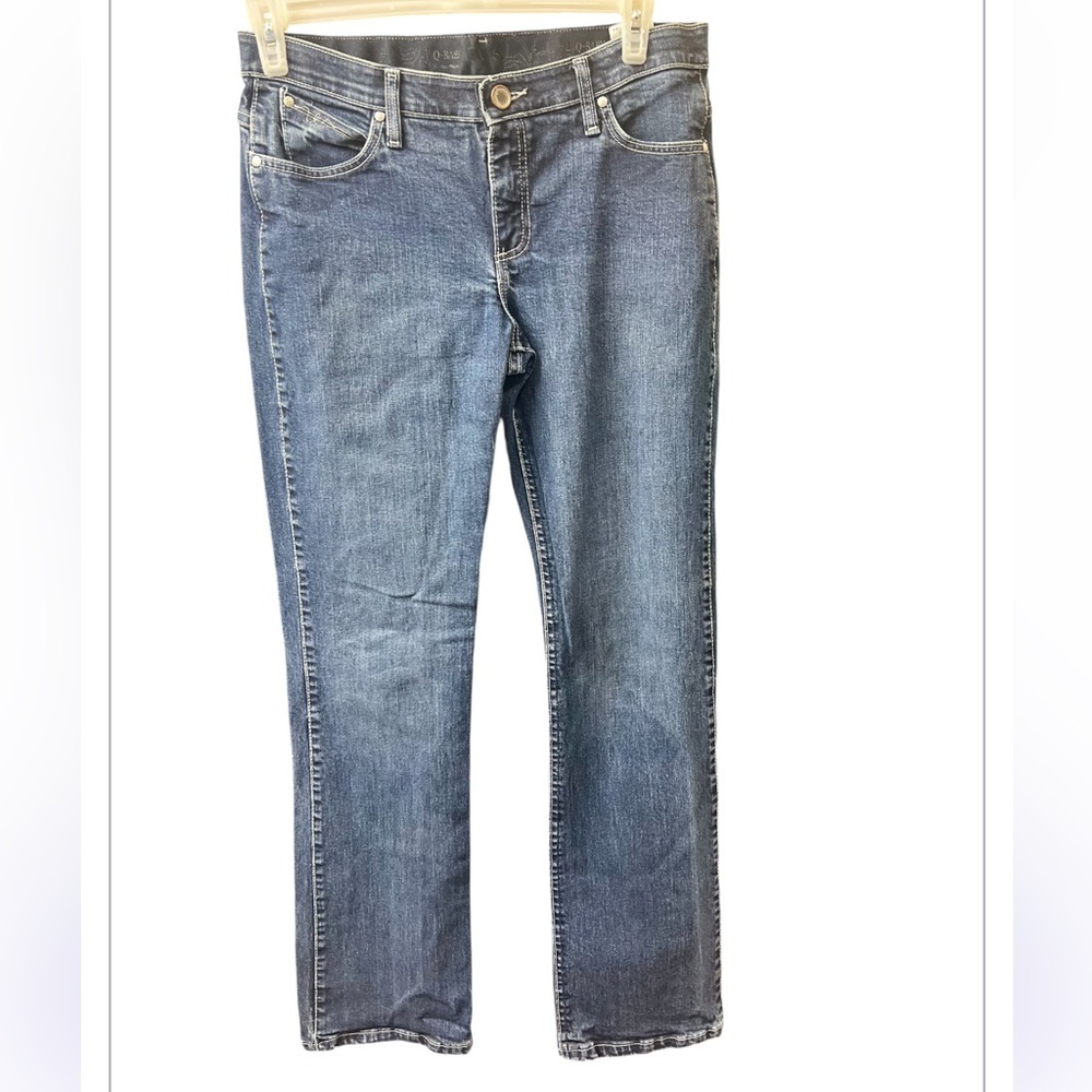 Wrangler Q-Baby Ultimate Riding Jeans Women’s Size 9/10 x 34 Long Embellished - Picture 9 of 9